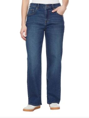 Buffalo David Bitton Women's Straight Leg Jeans - Dark Blue